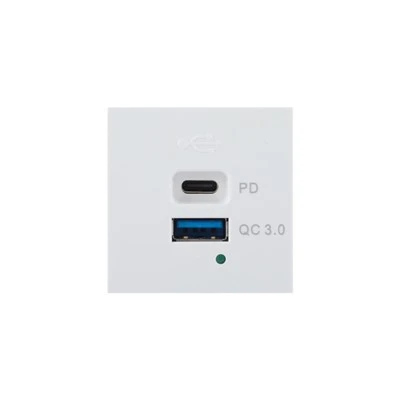 شارژر 30 واتی USB A USB C