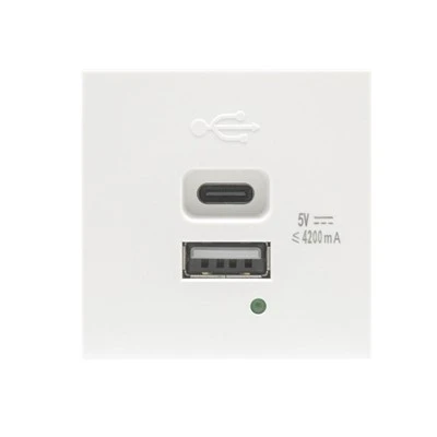 شارژر USB A USB C 21W